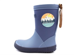 Bisgaard rubber boot blue with badge